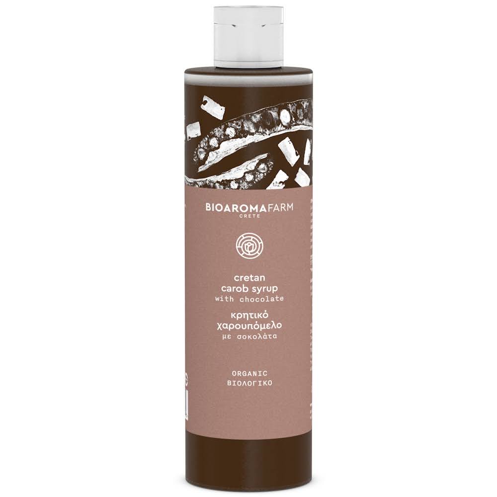 Sirop de caroube crétois pur biologique au chocolat