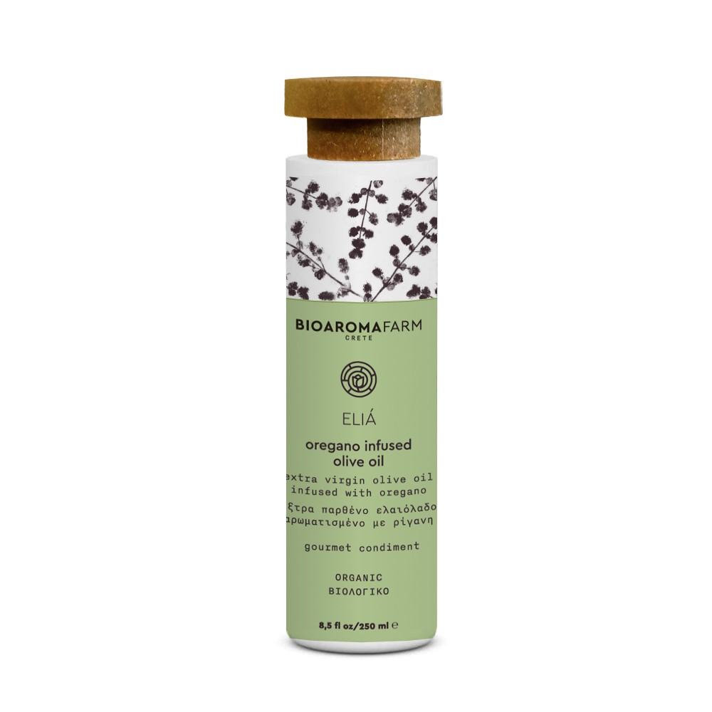 Huile d'olive biologique infusée à l'origan ELIA