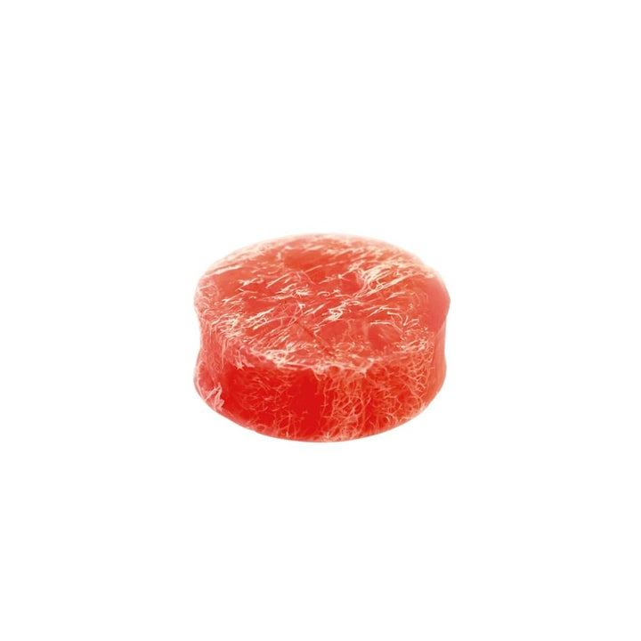 SAPON Rose Organic Glycerin Body Soap with Loofah Sponge