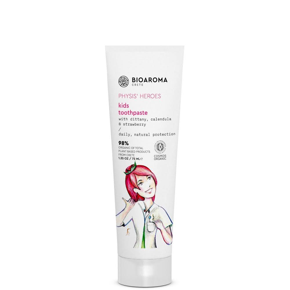 Organic Kids Toothpaste - Strawberry Taste – Bioaroma Crete